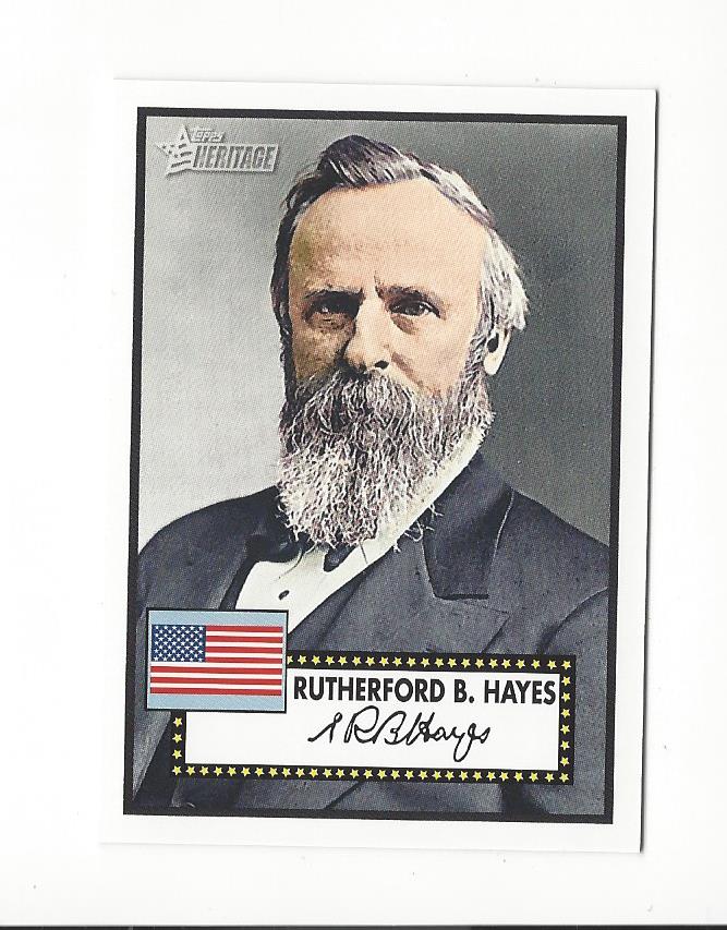 2009 Topps American Heritage American Presidents #AP19 Rutherford B. Hayes