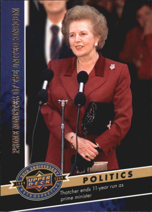 2009 Upper Deck 20th Anniversary #171 Margaret Thatcher