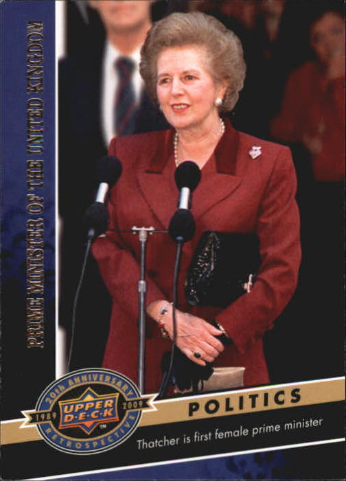 2009 Upper Deck 20th Anniversary #172 Margaret Thatcher