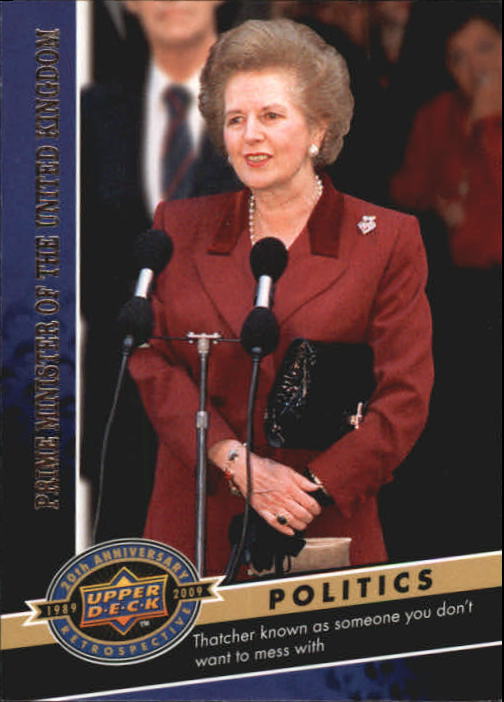 2009 Upper Deck 20th Anniversary #174 Margaret Thatcher