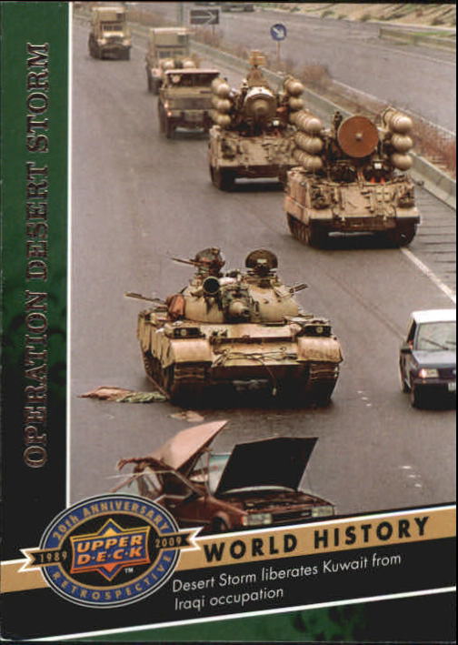 2009 Upper Deck 20th Anniversary #257 Operation Desert Storm