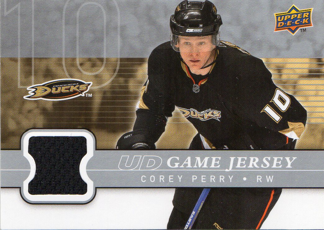 2008-09 Upper Deck Game Jerseys #GJ2PY Corey Perry