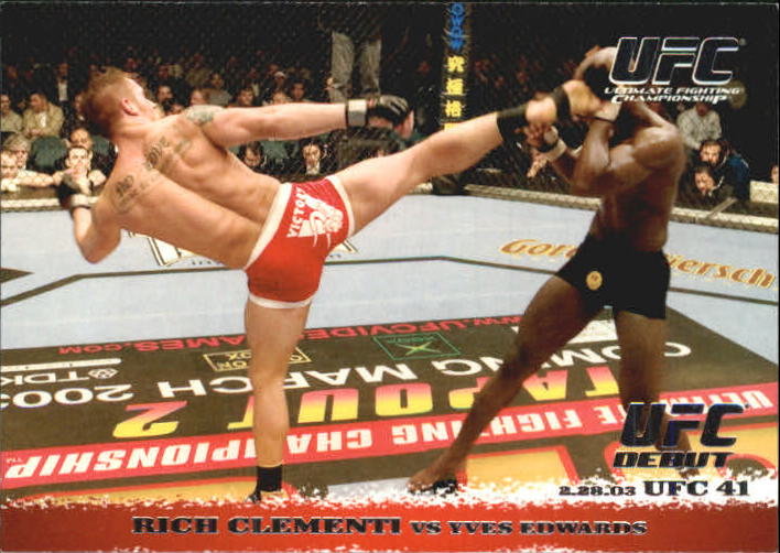 2009 Topps UFC Round 1 #13 Rich Clementi RC vs. Yves Edwards