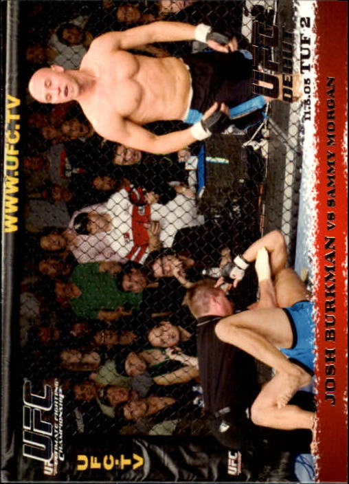 2009 Topps UFC Round 1 #28 Josh Burkman RC vs. Sammy Morgan