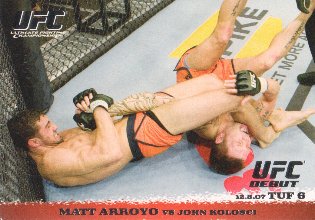 2009 Topps UFC Round 1 #74 Matt Arroyo RC vs. John Kolosci