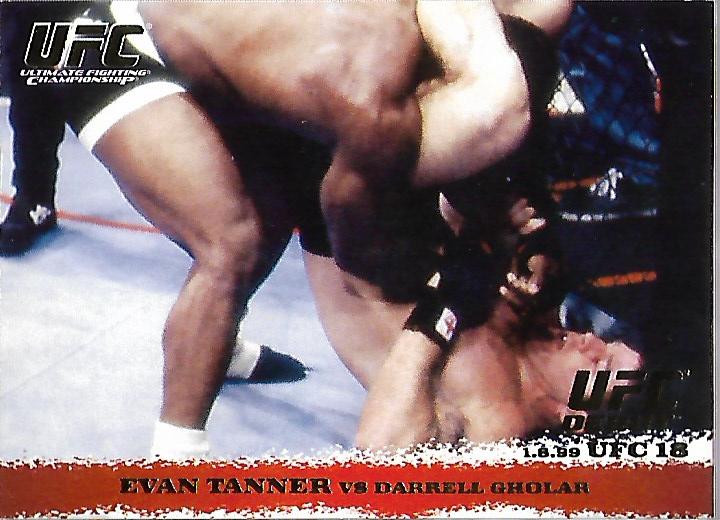2009 Topps UFC Round 1 Gold #7 Evan Tanner vs. Darrell Gholar