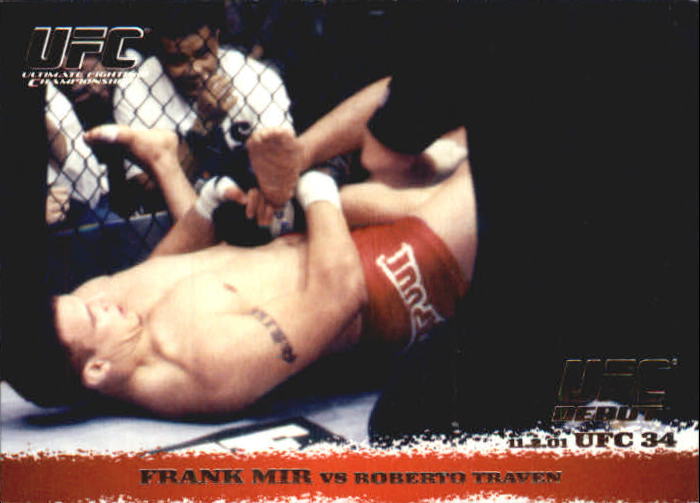 2009 Topps UFC Round 1 Silver #12 Frank Mir vs. Roberto Traven