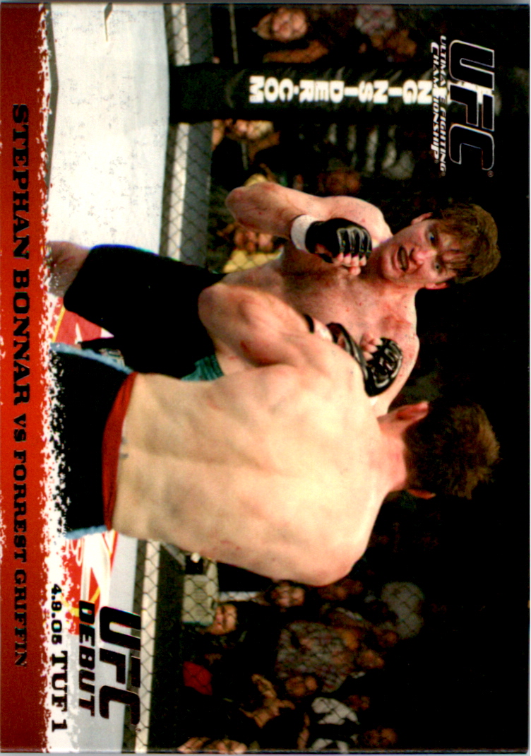 2009 Topps UFC Round 1 Silver #25 Stephan Bonnar vs. Forrest Griffin