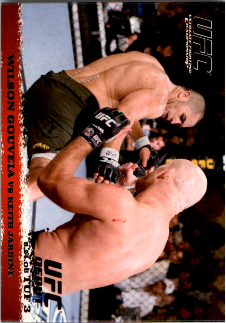 2009 Topps UFC Round 1 Silver #45 Wilson Gouveia vs. Keith Jardine