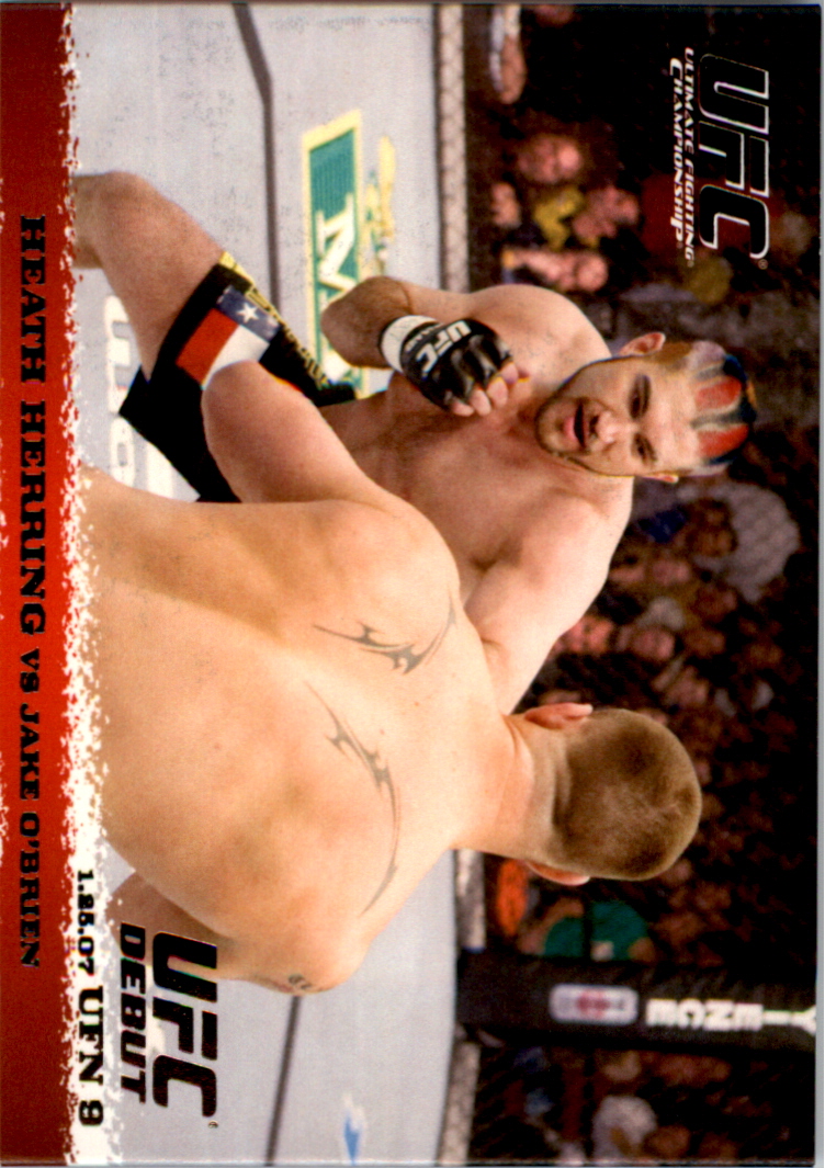 2009 Topps UFC Round 1 Silver #57 Heath Herring vs. Jake O'Brien