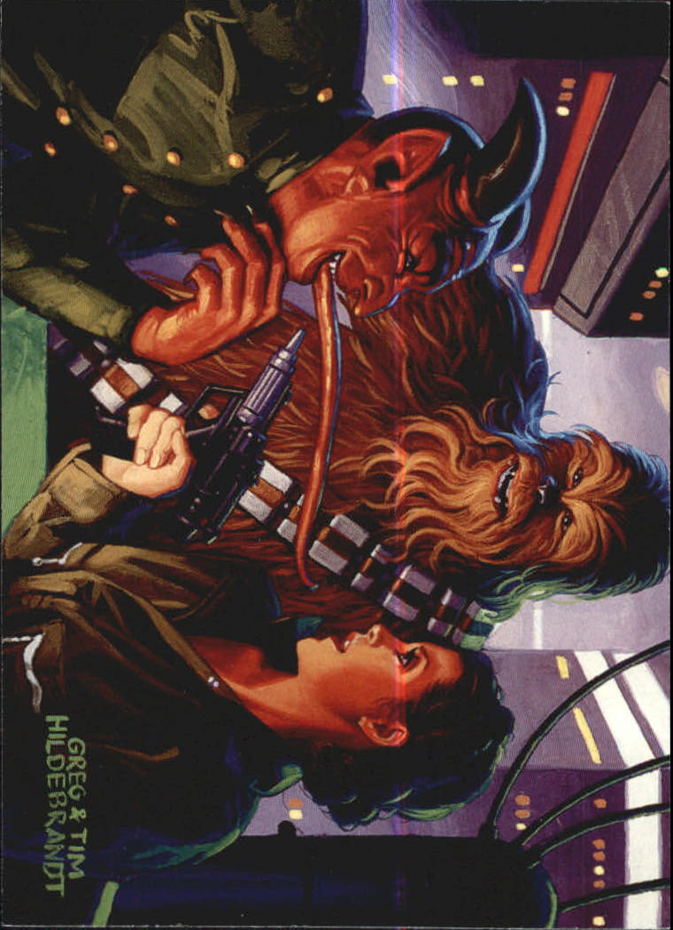 1996 Topps Star Wars Shadows of the Empire #4 Leia Defends Herself