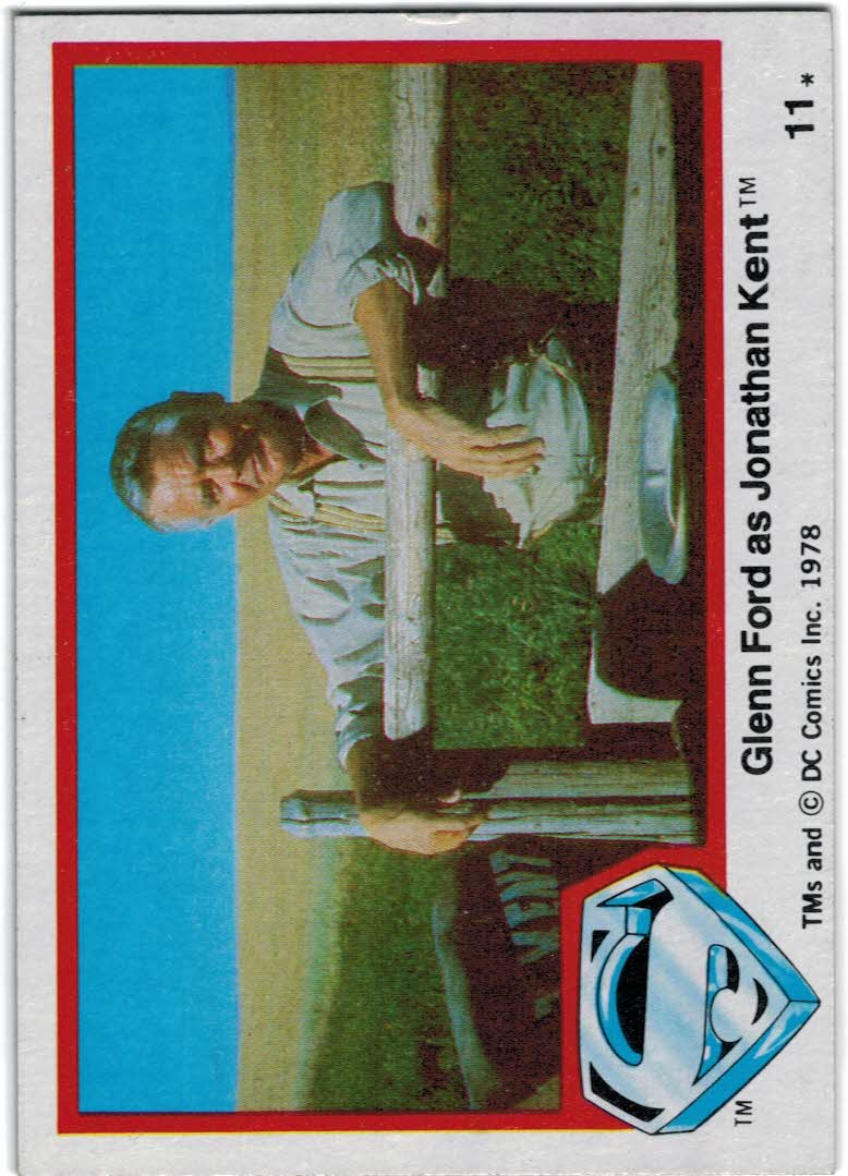 1978 Topps Superman The Movie #11 Glenn Ford as Jonathan Kent - EX-MT ...