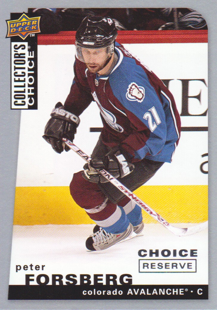 2008-09 Collector's Choice Reserve Silver #150 Peter Forsberg
