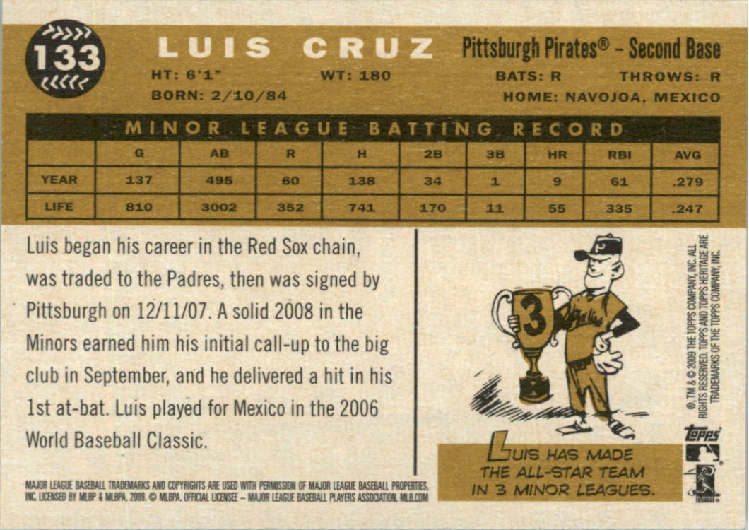 2009 Topps Heritage Baseball Card Pick (Base) 1-329 - Picture 215 of 500