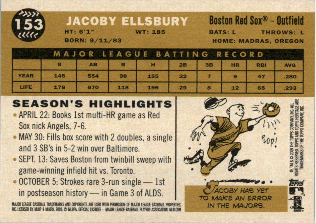 2009 Topps Heritage Baseball Card Pick (Base) 1-329 - Picture 242 of 500