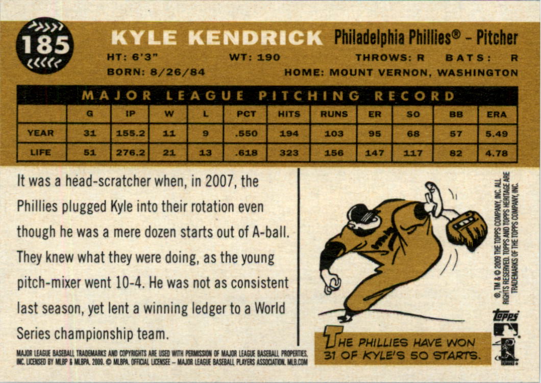 2009 Topps Heritage Baseball Card Pick (Base) 1-329 - Picture 296 of 500