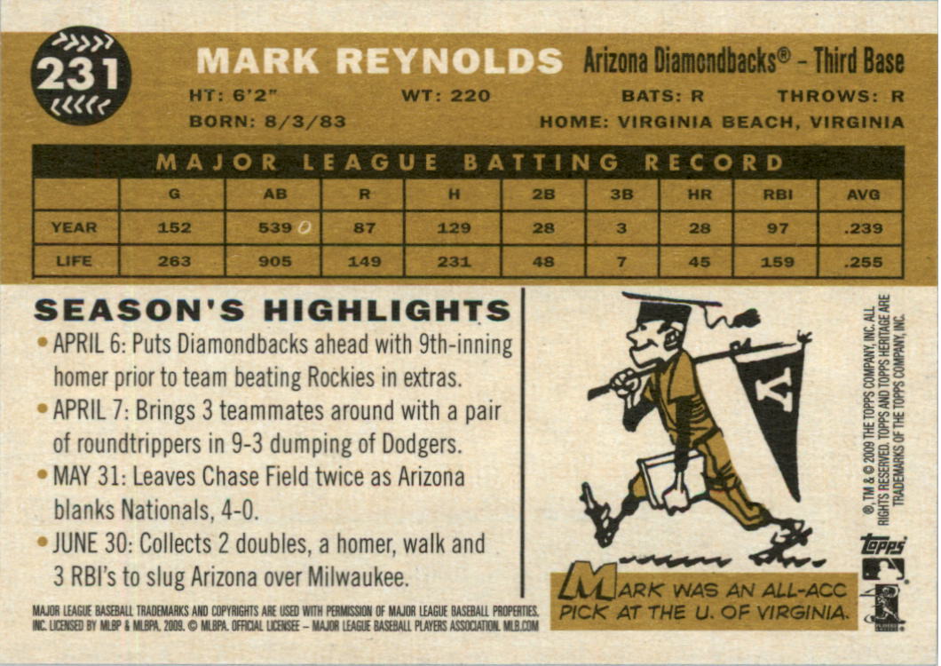 2009 Topps Heritage Baseball Card Pick (Base) 1-329 - Picture 352 of 500