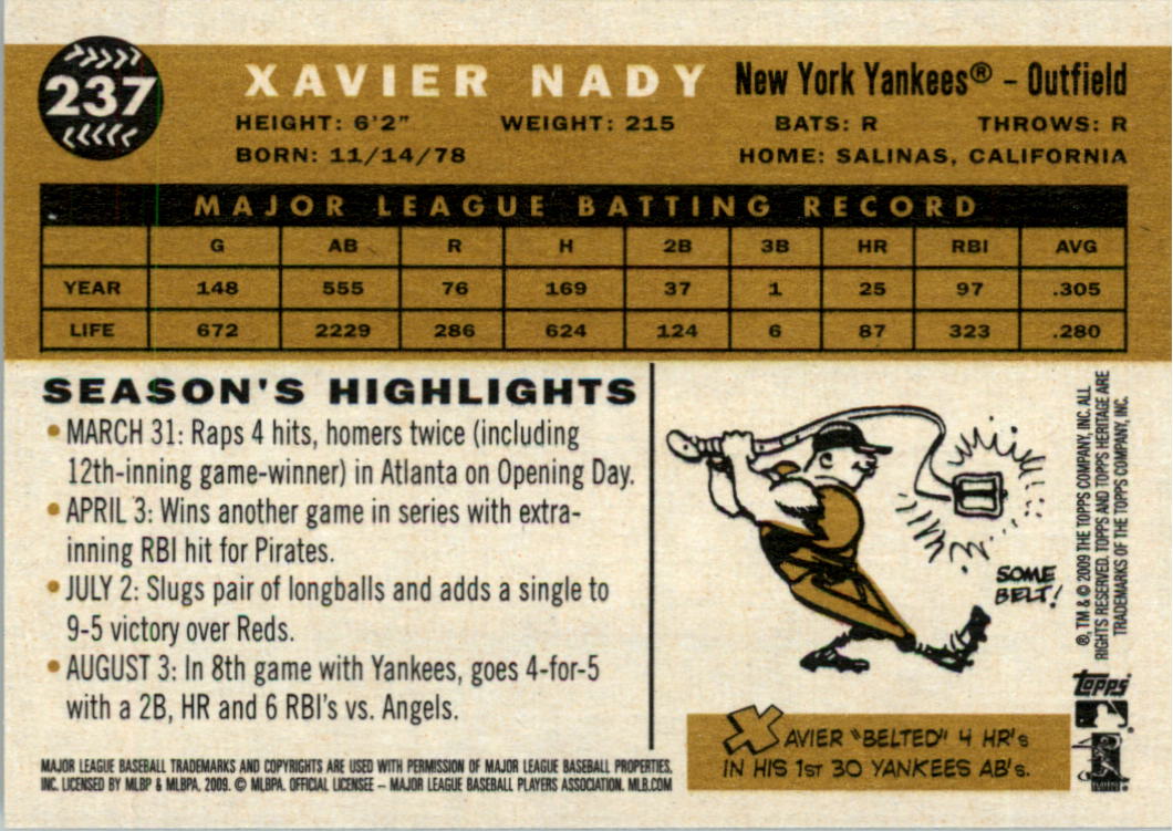 2009 Topps Heritage Baseball Card Pick (Base) 1-329 - Picture 362 of 500