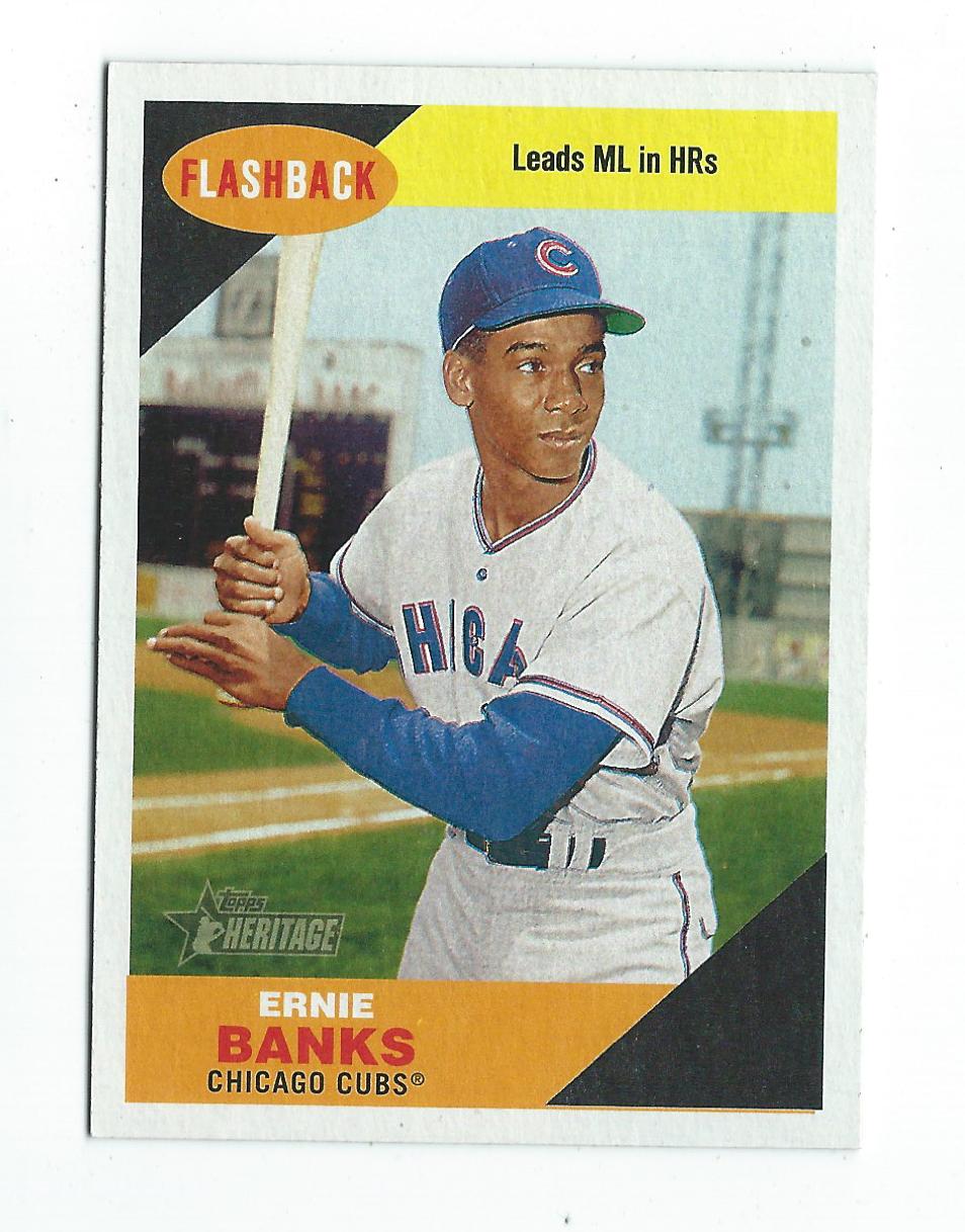 2009 Topps Heritage Baseball Flashbacks #BF8 Ernie Banks