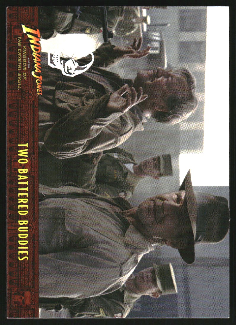 2008 Topps Indiana Jones and the Kingdom of the Crystal Skull Holofoil #16 Two Battered Buddies