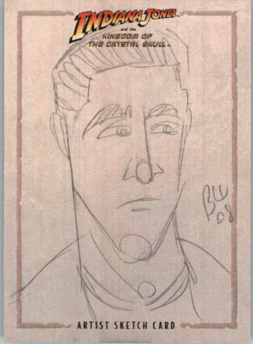 2008 Topps Indiana Jones and the Kingdom of the Crystal Skull Sketches #NNO Brent Woodside