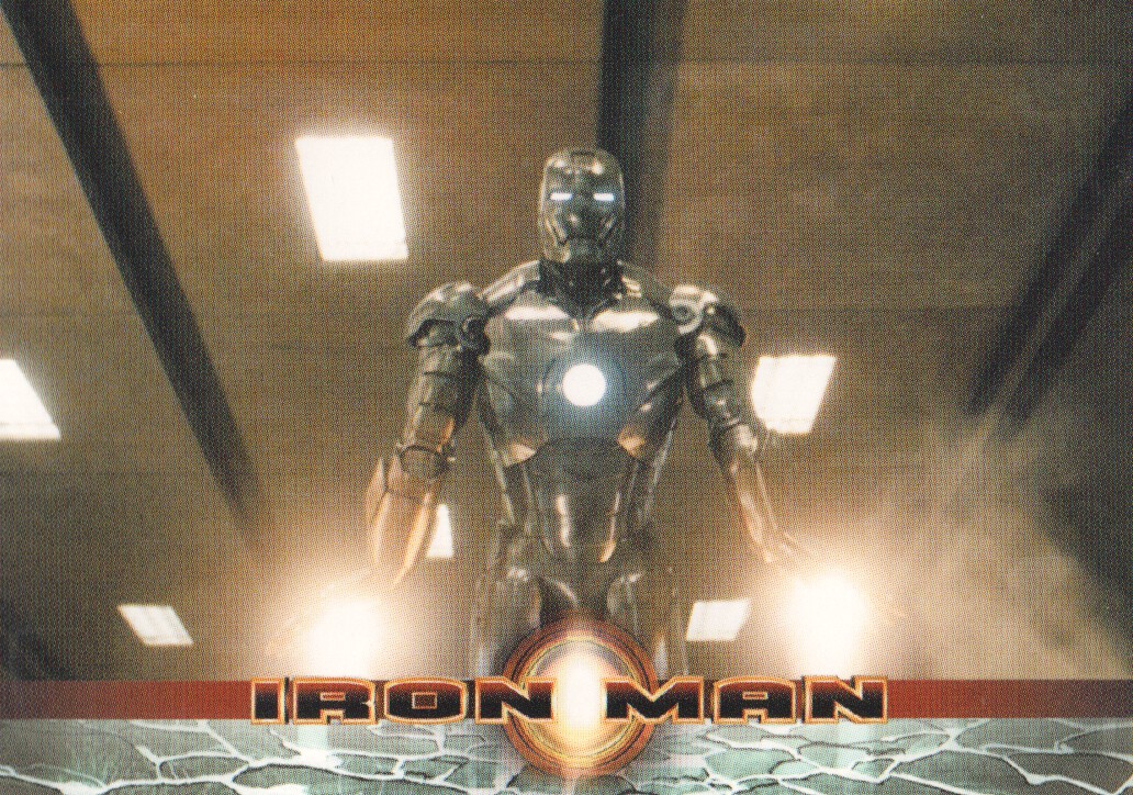 2008 Rittenhouse Iron Man #30 Stark activates the boosters in the suit's boosters in the suit's boots