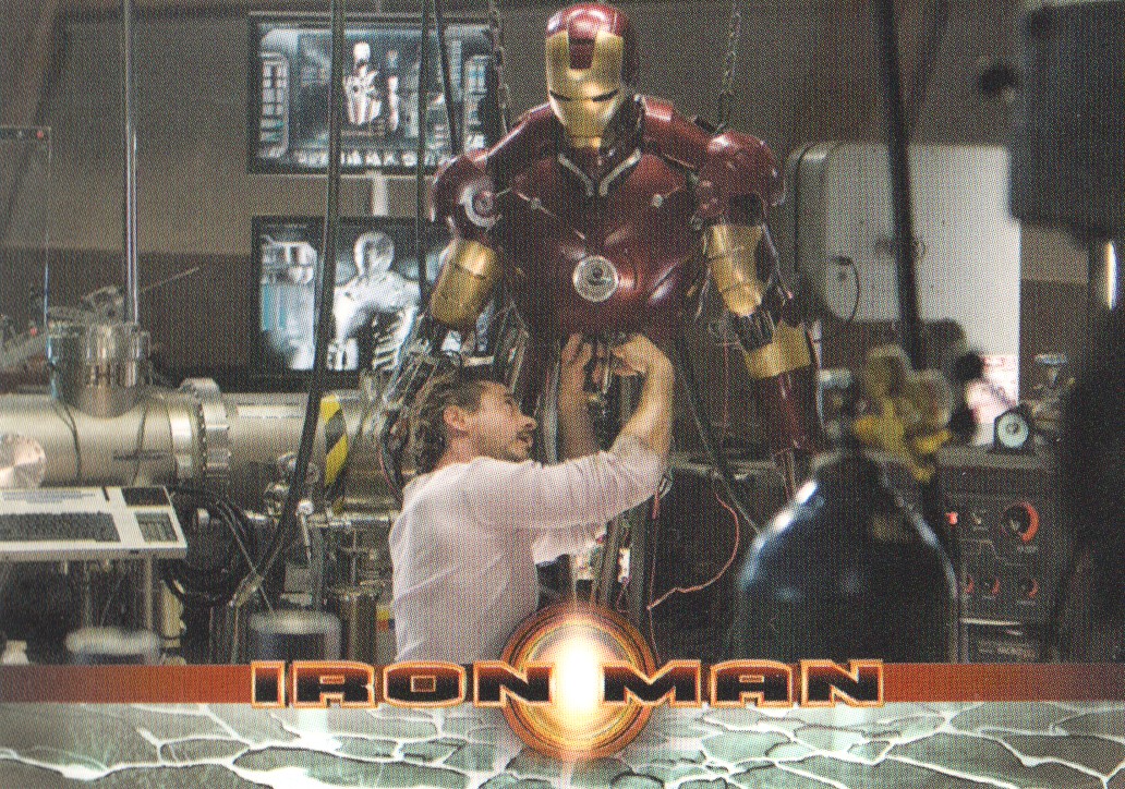 2008 Rittenhouse Iron Man #45 As Tony Stark makes repairs and improvements to his Iron Man suit