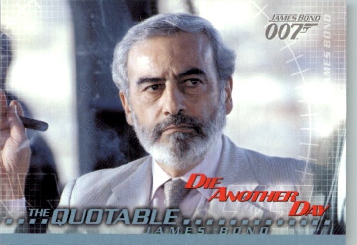 2002 James Bond Die Another Day #66 The Quotable James Bond - NM-MT