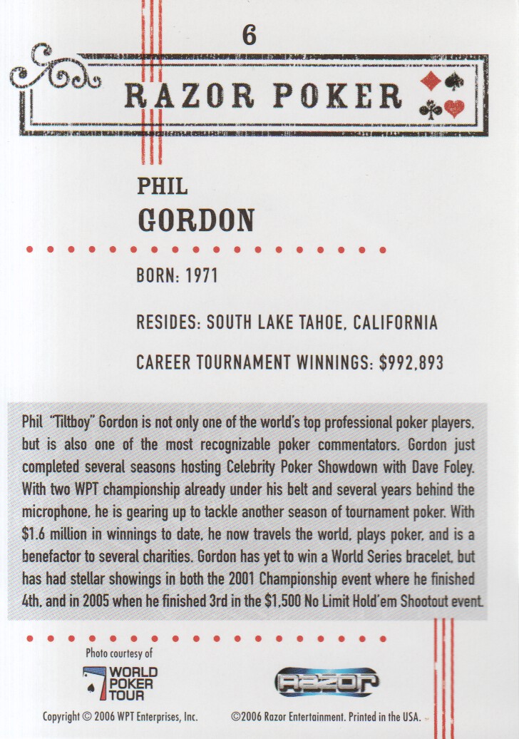 Tarjetas coleccionables Razor Poker 2006: elige de la lista - Imagen 11 de 85