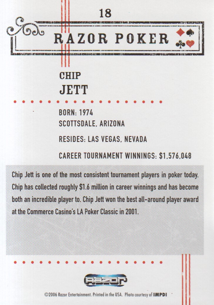 Tarjetas coleccionables Razor Poker 2006: elige de la lista - Imagen 23 de 85