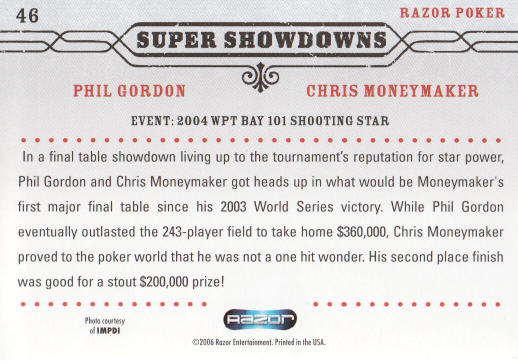 Tarjetas coleccionables Razor Poker 2006: elige de la lista - Imagen 47 de 85