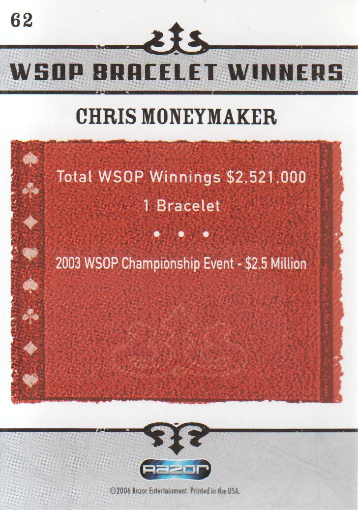 Tarjetas coleccionables Razor Poker 2006: elige de la lista - Imagen 65 de 85