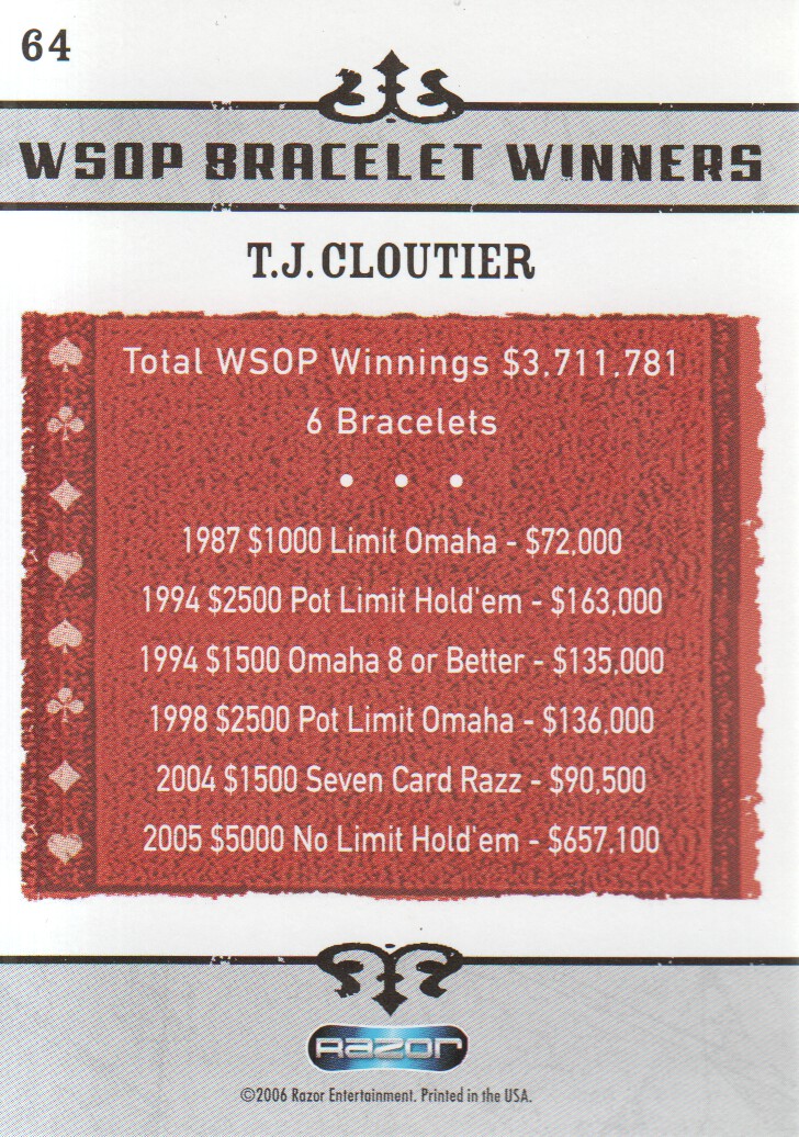 Tarjetas coleccionables Razor Poker 2006: elige de la lista - Imagen 67 de 85