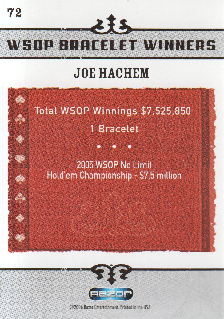 Tarjetas coleccionables Razor Poker 2006: elige de la lista - Imagen 79 de 85