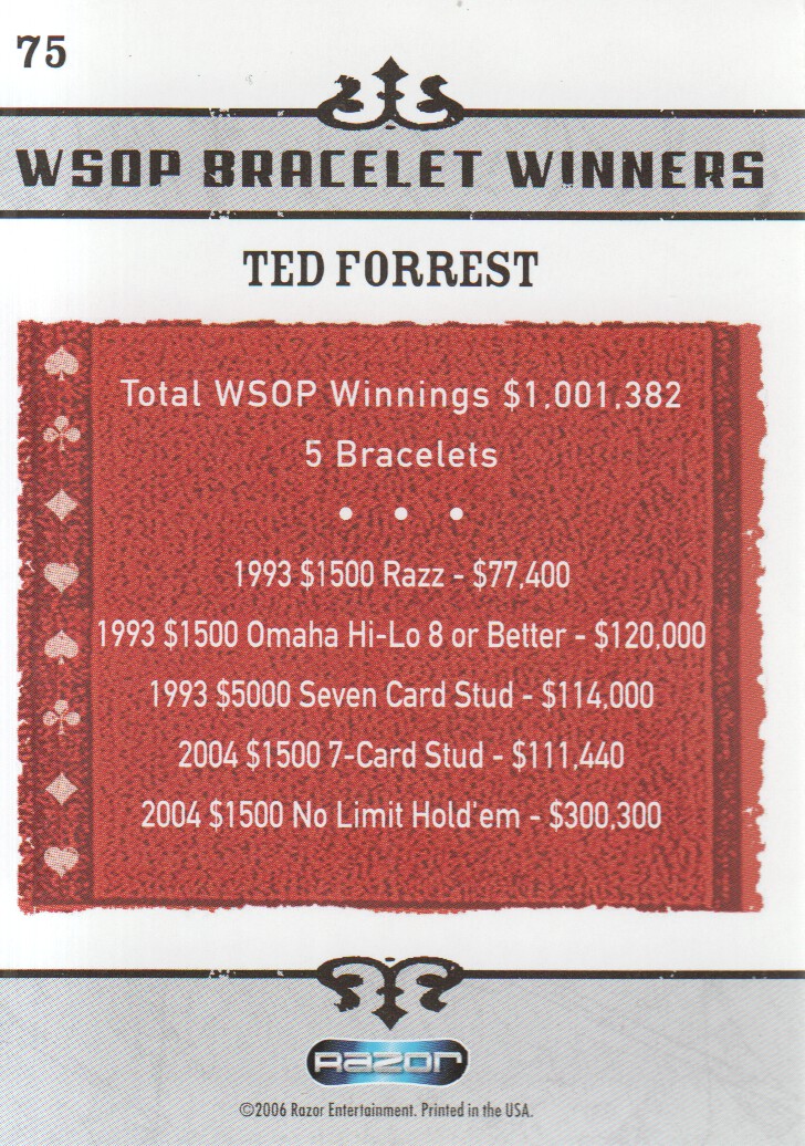 Tarjetas coleccionables Razor Poker 2006: elige de la lista - Imagen 85 de 85