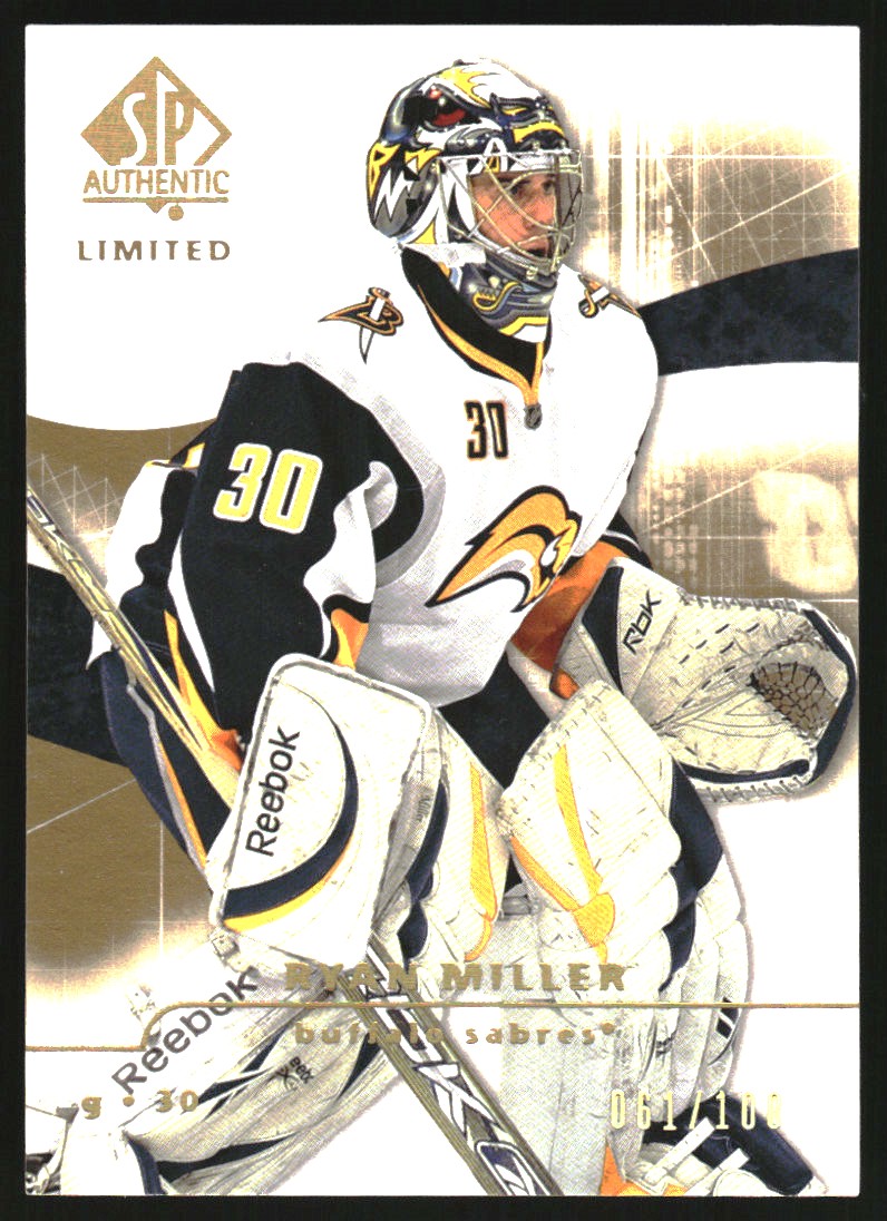 2008-09 SP Authentic Limited #15 Ryan Miller