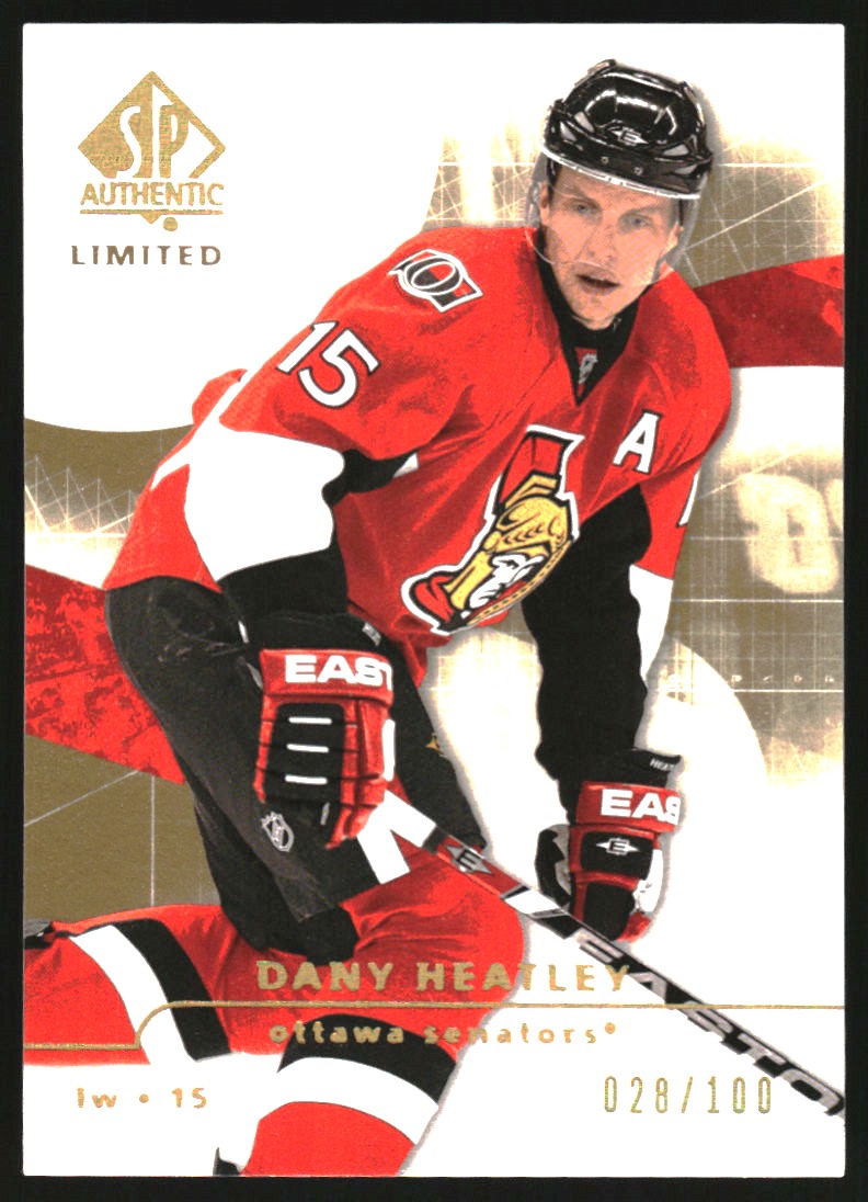 2008-09 SP Authentic Limited #77 Dany Heatley