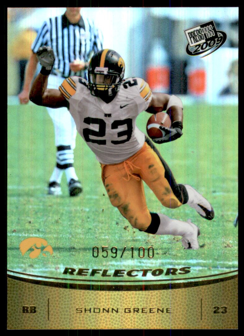 2009 Press Pass Reflectors Gold #14 Shonn Greene