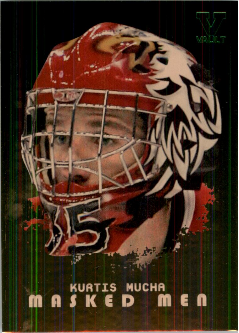 2008-09 Between The Pipes Masked Men Gold #MM49 Kurtis Mucha