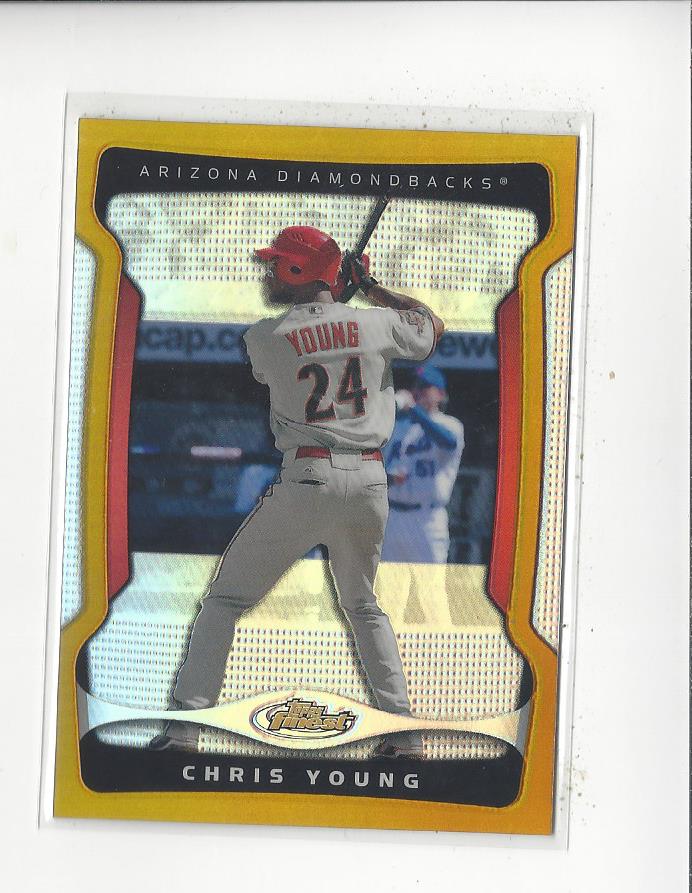 2009 Finest Refractors Gold #97 Chris Young