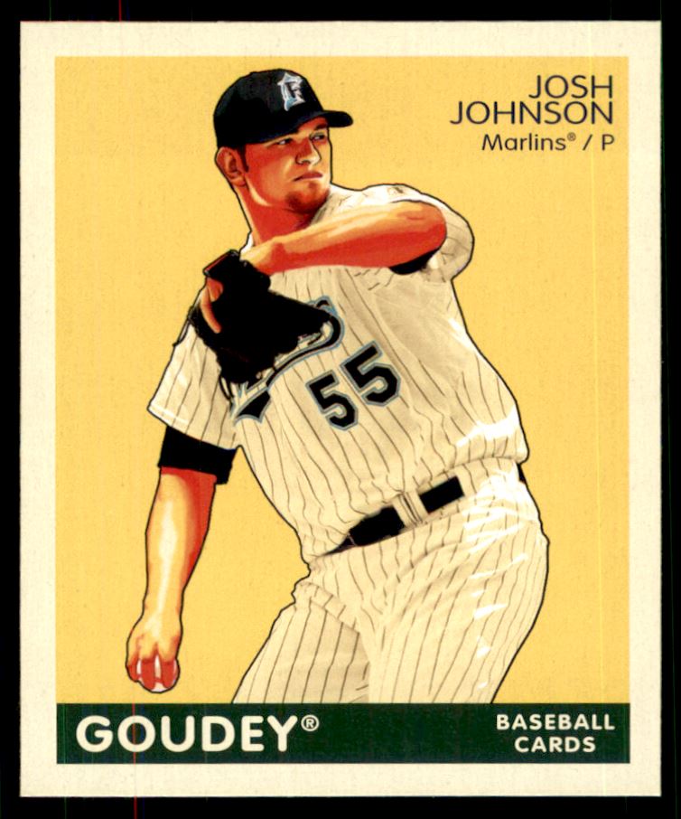2009 Upper Deck Goudey Mini Green Back #78 Josh Johnson