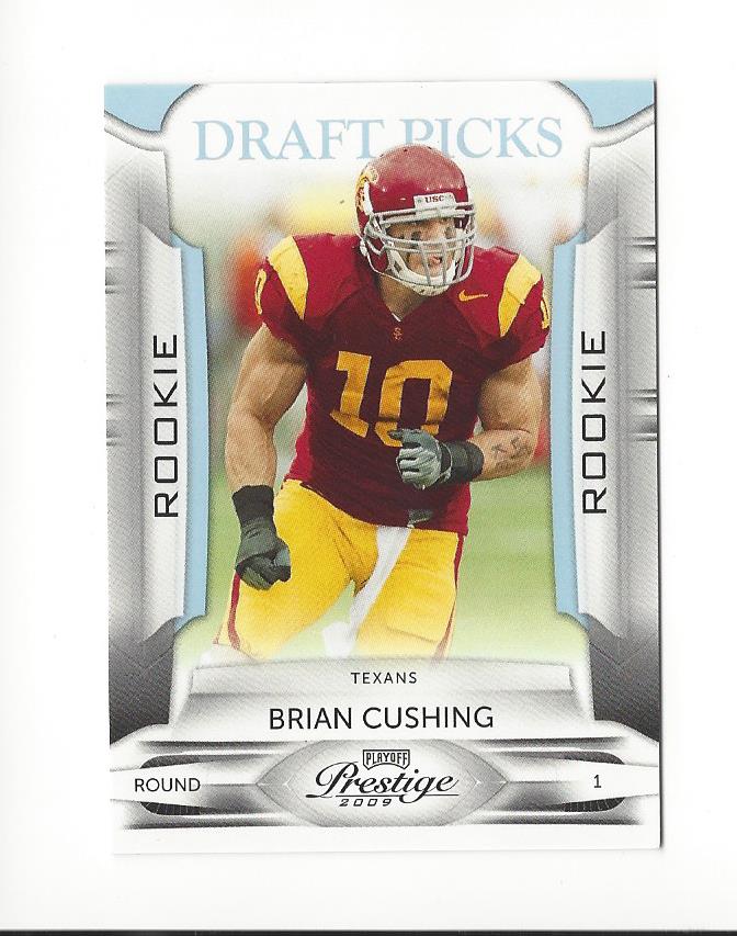 2009 Playoff Prestige Draft Picks Light Blue #114 Brian Cushing