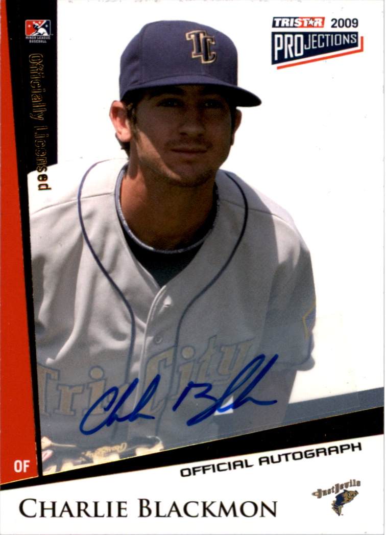 2009 TRISTAR PROjections Autographs Yellow #132 Charlie Blackmon