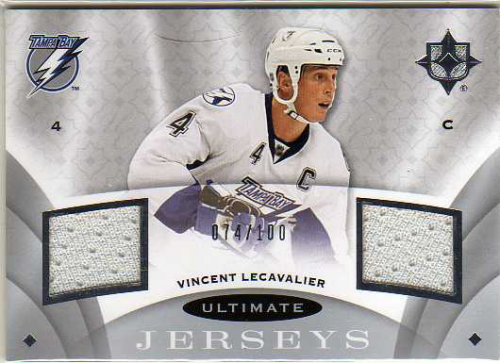 2008-09 Ultimate Collection Ultimate Jerseys #UJVL Vincent Lecavalier