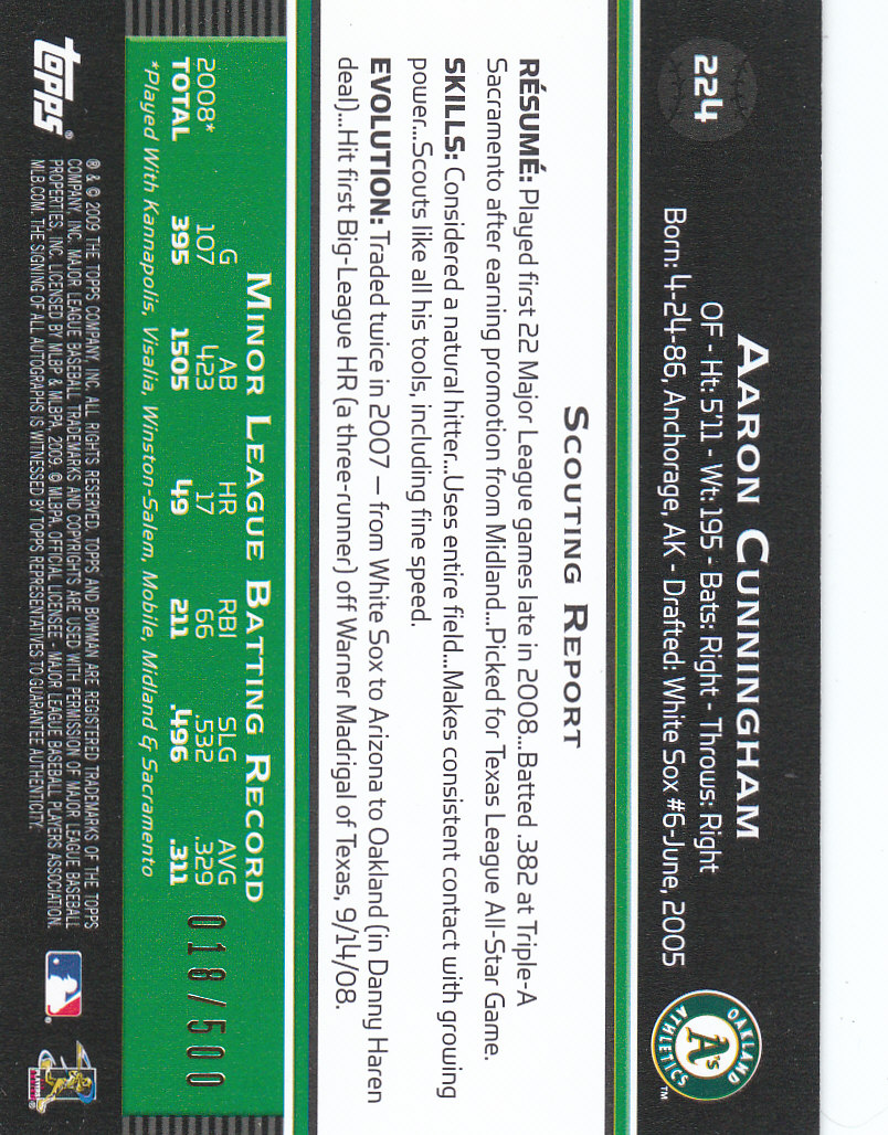 2009 Bowman Baseball "Main Set Blue" Parallel Cards - Picture 5 of 39