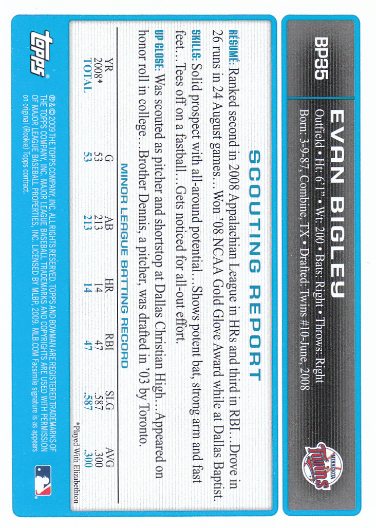 2009 Bowman Baseball "Prospects" Insert Cards #BP1 to #BP90 - Picture 68 of 178