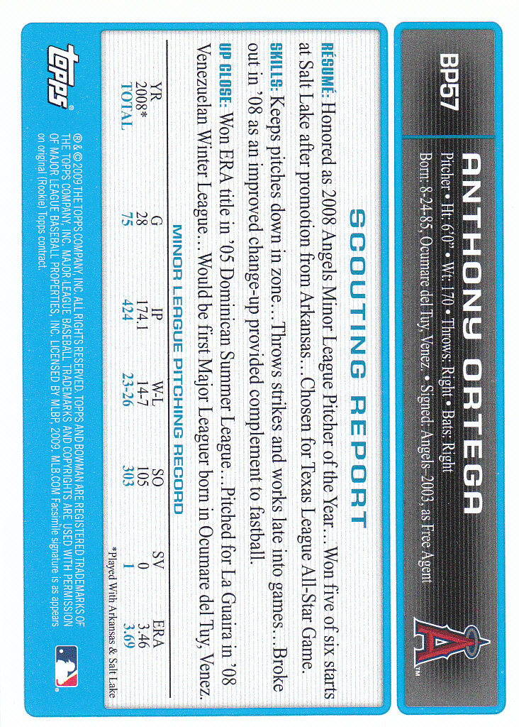 2009 Bowman Baseball "Prospects" Insert Cards #BP1 to #BP90 - Picture 112 of 178