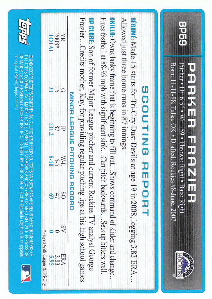 2009 Bowman Baseball "Prospects" Insert Cards #BP1 to #BP90 - Picture 116 of 178