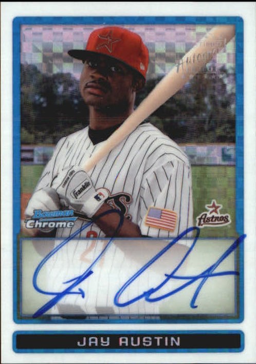 2009 Bowman Chrome Prospects X-Fractors #BCP125 Jay Austin AU