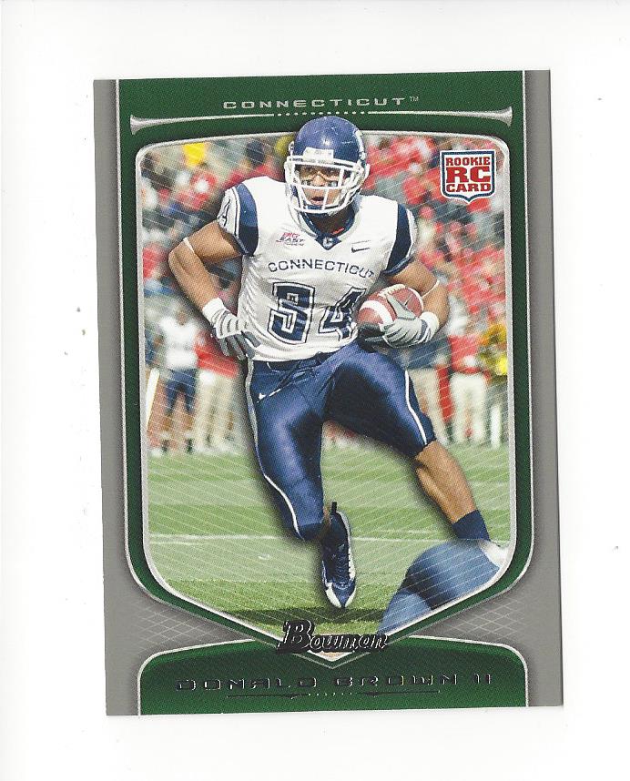 2009 Bowman Draft Silver #129 Donald Brown